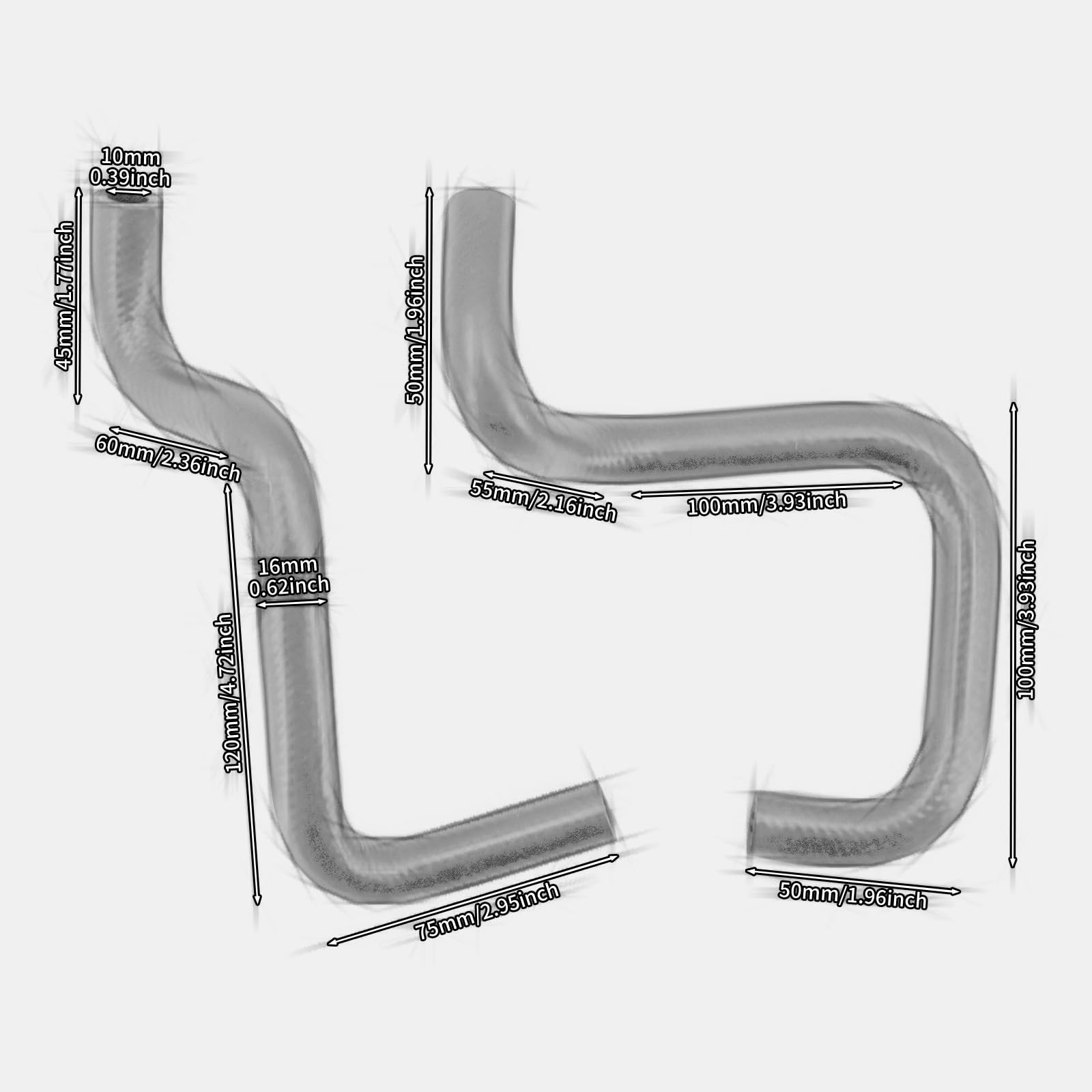 HCmotorku Motorcycle Oil Cooler Hose Line Fit for Harley Touring Electra Glid...