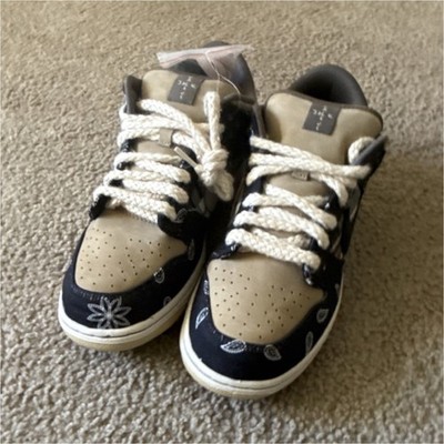 Nike SB Dunk Low PRM QS Cactus Jack Travis Scott Paisley Plaid Black CT5053-001