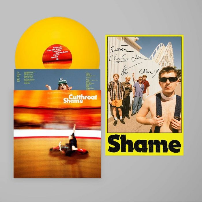 SHAME - Cutthroat - 'HOT SHOTS' YELLOW VINYL LP