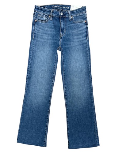 American Eagle REFRESHED Women's High-Waisted Kick Bootcut Crop Jean, US 2 Reg