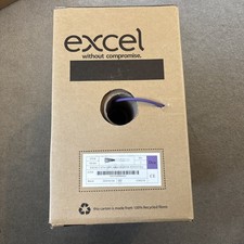 Image of Excel Cat5e Network Cable (Violet) 305m UTP LSOH Solid Copper