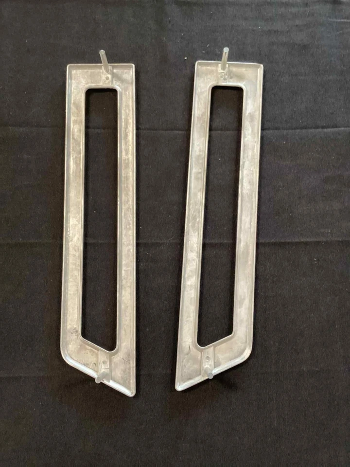 1971-1973 Chevy Impala Caprice Rear Marker Light Bezels raw paintable - Image 2 of 4