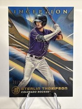 2023 Bowman Inception Blue Foil Pattern II /99 Sterlin Thompson #37