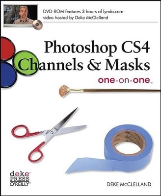 PHOTOSHOP CS4 CHANNELS & MASKS ONE-ON-ONE By Deke Mcclelland Excellent Condition