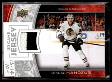 2013-14 Upper Deck UD Game Jerseys Michal Handzus Chicago Blackhawks #GJ-MH