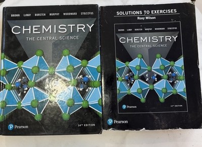 Chemistry The Central Science 14th Edition Pearson Textbook + Solutions Manual