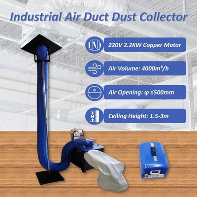 220V Removal Duct Cleaning Central AC Duct Vacuum Transformer Efficient Dust Sys
