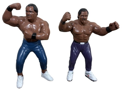 Vintage 1990 Galoob WCW WWE Ron Simmons & Butch Re...