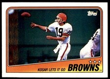 1988 Topps Bernie Kosar Cleveland Browns #85