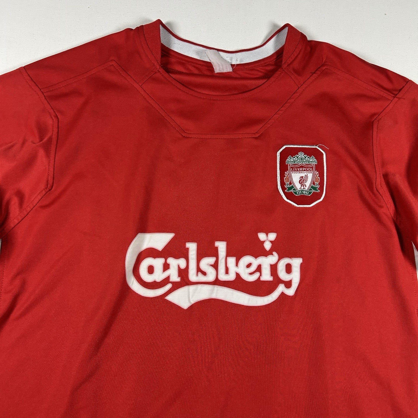 Vintage 90s Liverpool Carlsberg  Men’s Jersey Size XL Red #11 1996
