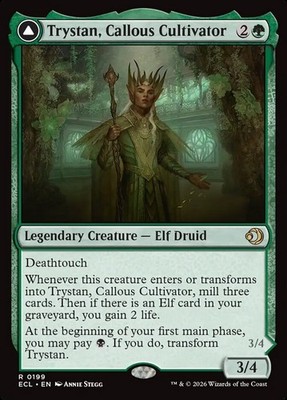 MTG Trystan, Callous Cultivator (199/439) Lorwyn Eclipsed LP