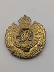 Genuine WW2 Royal Engineers Cap Badge. British Army Kings Crown Military Vintage