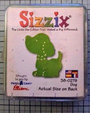 Sizzix Original Green Die Cutter dog