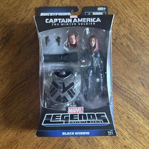 Marvel Legends Capitán América El Soldado de Invierno Viuda Negra BAF Mandroide