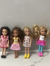 Barbie Chelsea Doll Bundle Sister Lot X 4 Club Chelsea