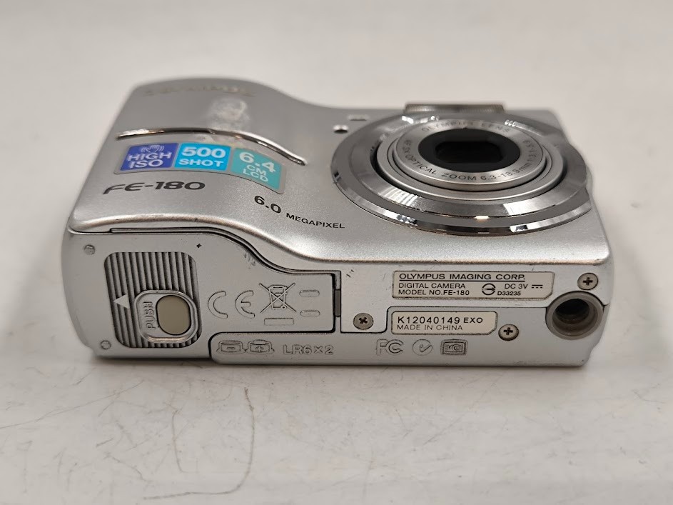 Olympus FE-180 6.0MP 3x Optical Zoom Digital Camera Silver