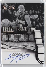 2024-25 Panini Noir Freeze Frame Signatures 22/99 Sam Cassell #FFS-SAM Auto dq2