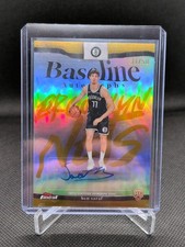 2025-26 Topps Finest Basketball Ben Saraf Baseline Autographs Gold /50 Rookie
