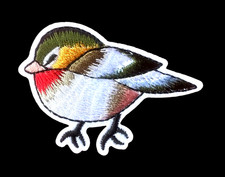 Embroidery iron on patch applique 2 3/4 x 1 7/8 inch