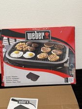 Weber 6612 Cast Iron Coated Griddle for Lumin...
