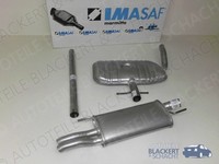 Imasaf Auspuffanlage Ab Kat für VW Golf III 3 2.0 GTI 16V BJ 92-93| Rohr+Msd+Esd