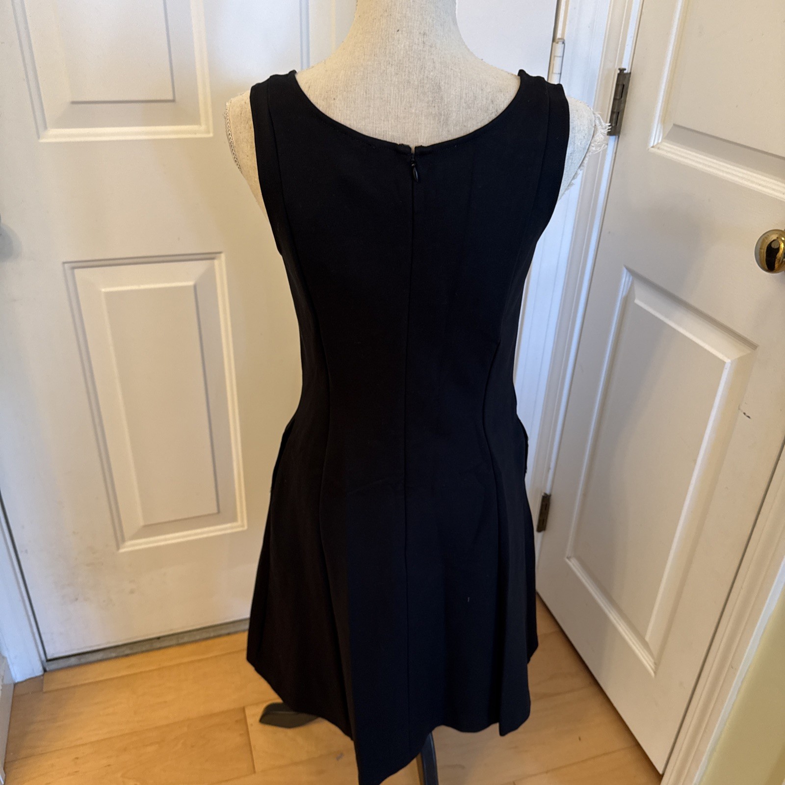 BLACK BASIC merona Thick Black stretch rayon dres… - image 11