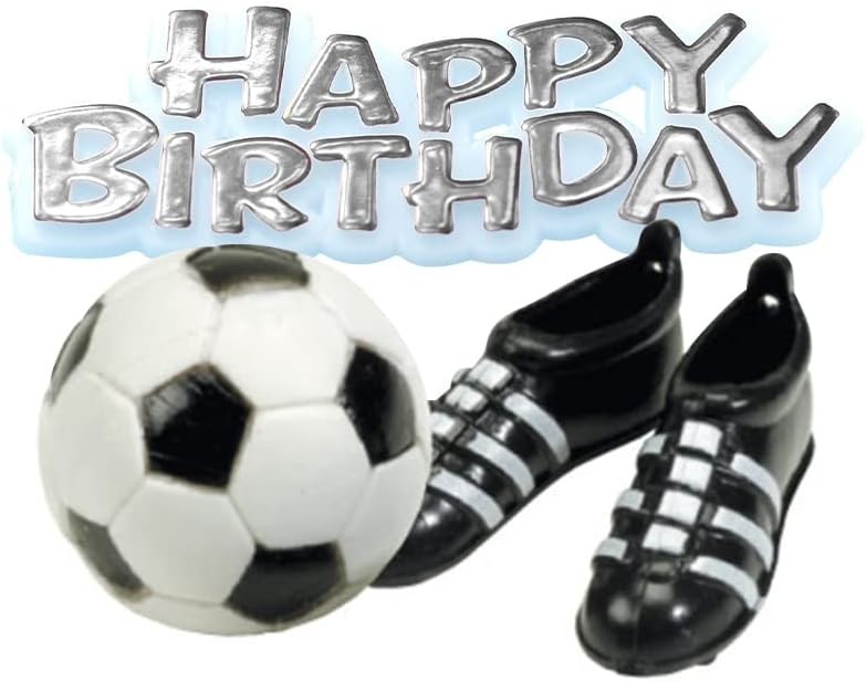 Anniversary House Football Boots - Happy Birthday Motto Cake Topper Kit 4790₽