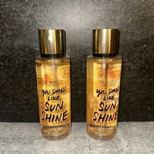2 Lot Victoria's Secret You smell like sun shine Mist 8.4
