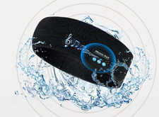 Athletic Headband with bluetooth music color: black