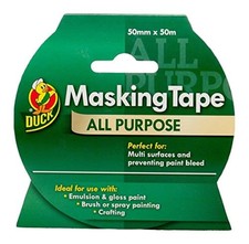 Tape All Purpose Masking Tape 50mm x 50m indoor painting and decorating for