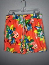 Vilebrequin MOOREA Swim Trunks - Floral Print - Mesh Lined - XXL-Moorea -