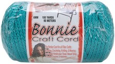 Pepperell Bonnie Macrame Craft Cord 6mmX100yd-Turquoise
