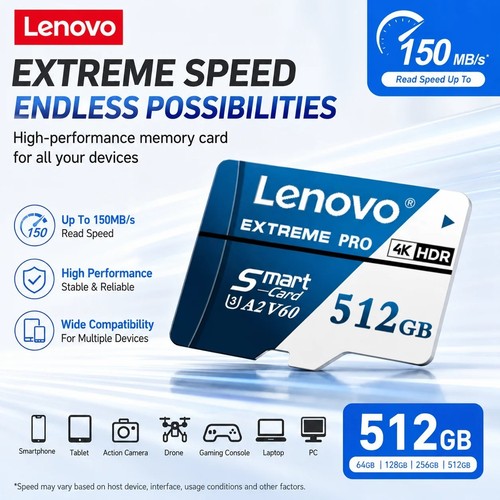 Micro SD Memory Card Class 10 High Speed TF Flash 1TB 512GB 256GB 128GB 64GB UK