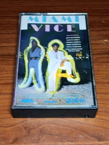 Miami Vice Soundtrack Vintage Cassette Tape 1985 Glenn Frey - Picture 2 of 5
