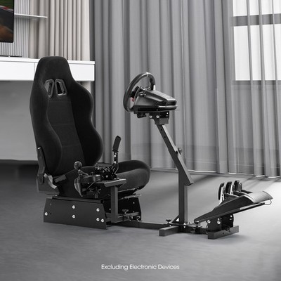 Mokapit G920 Racing Sim Cockpit mit Schwarzem Sitz Fit für Logitech G25 G27 G920