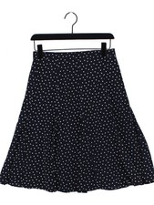 Loft Women's Midi Skirt XS Blue Polkadot 100 Other Midi A-Line