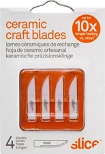 Slice Craft Knife Blades Curved Edge Rounded Tip (10520)