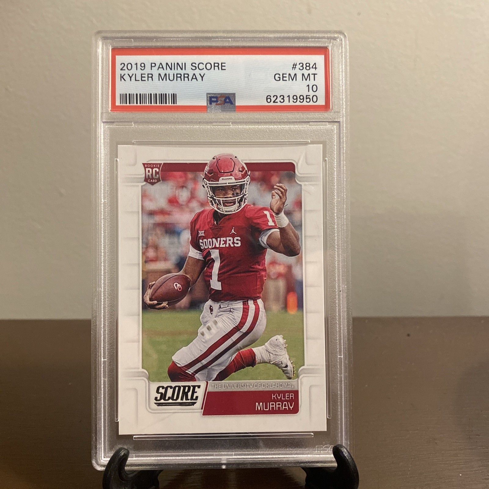 Kyler Murray Panini Score #384 Gem Master