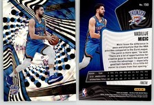 Vasilije Micic 2023-24 Revolution Fractal #150 Thunder RC Rookie