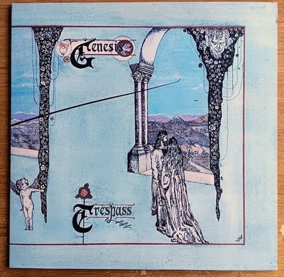 Genesis: Trespass, Charisma UK 1970, Pink Scroll, NM/VG++