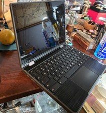 LOT OF 4 Working Chromebooks 1- Lenovo 100e, 2-300e. 1- HP 11 G5 E E. 2019- 2022