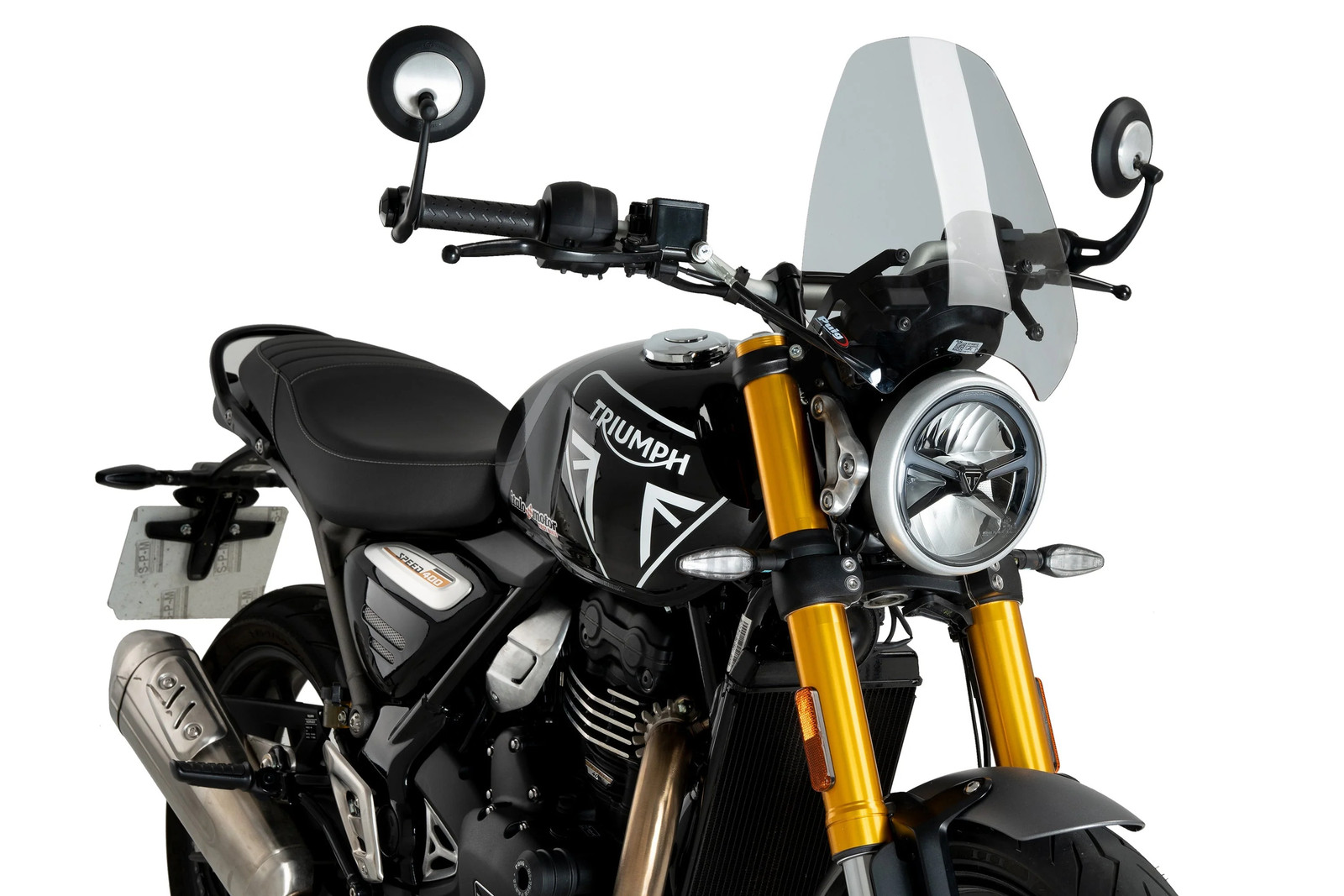 Puig Sport Screen | Light Smoke | Triumph Speed 400/Scrambler 400 X 2024>Current