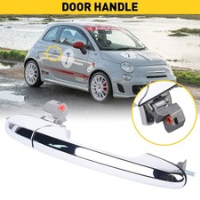Front Exterior Outside Chrome Door Handle Side RH Fit Fiat 500 12-20 US STOCK