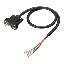1.6 ft 26AWG DB9 Female Connector to Bare Wire END RS232 9-Pin