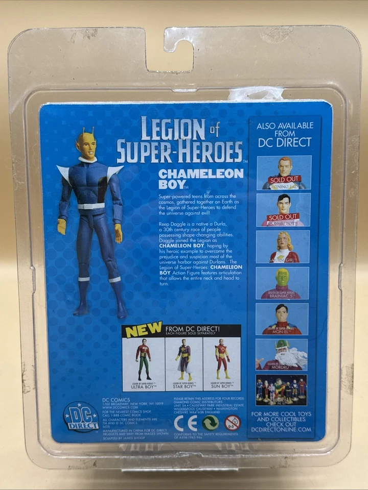 Figura de acción DC Direct Legion of Super Heroes Chameleon Boy (2003) Foto 2 de 2