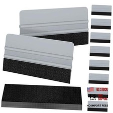 10 Pack Vinyl Wrap Squeegee Tool 6 Inch Felt Edge Squeegee