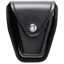 Safariland 190 Handcuff Case For Chain Handcuff Brass Snap Plain Black - 190-2B