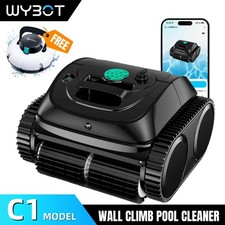 WYBOT C1 Pool Vacuum Cleaner Wall Climb Cordless Pool Robot In-Ground Pools