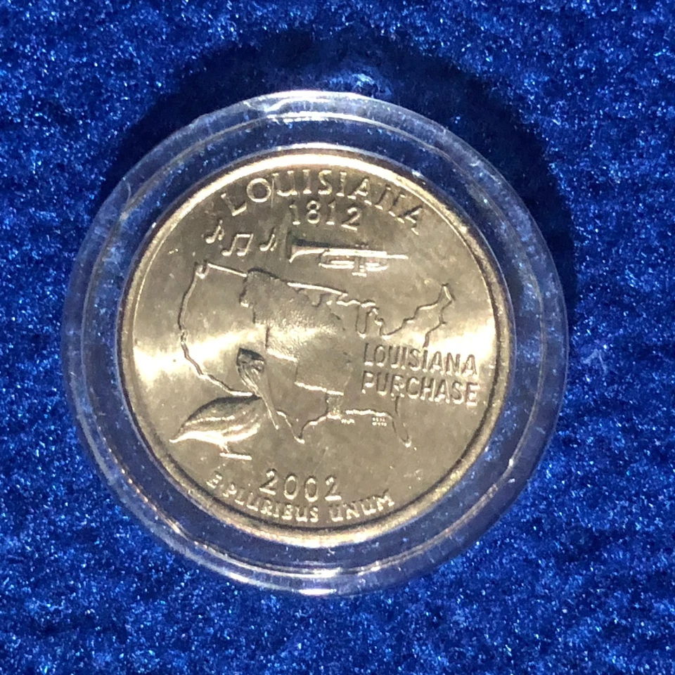 2005 Hurricane Katrina Colorized State Quarter US Mint 3 Coin Set with Capsules - Image 4 of 4