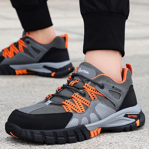 Men's Safety Work Shoes Steel Toe Lightweight Indestructible Boots Non-Slip - Picture 16 of 24